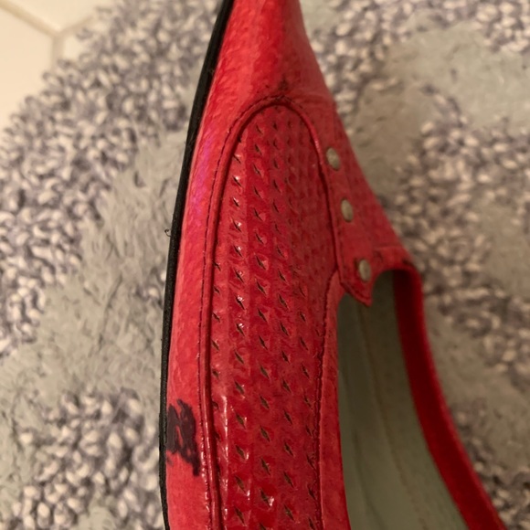 Belle pink patent leather kitten heel flats - Picture 3 of 8